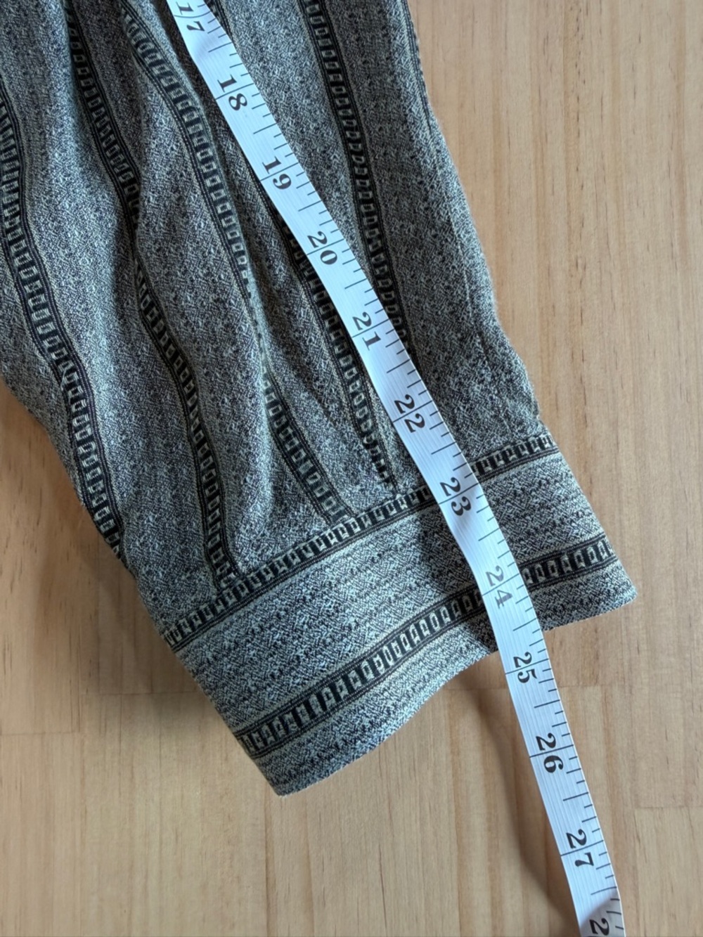 Zanella Gray Vertical Stripe Casual Button-Down Shirt B2 - Picture 10 of 10